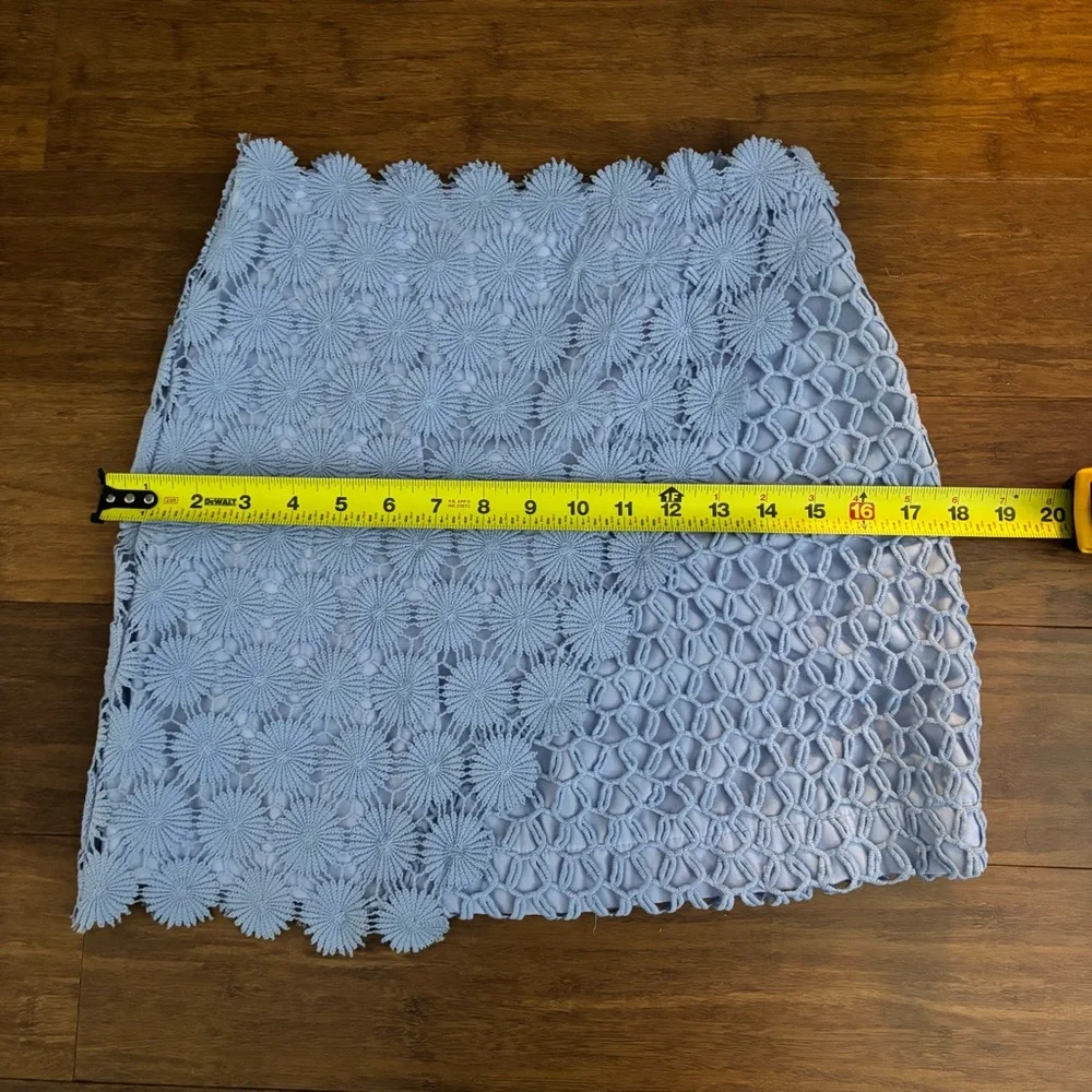 Topshop blue mini skirt 4 - Picture 4 of 8